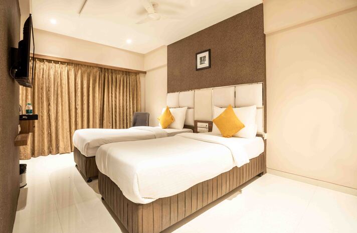 Beautiful interiors of Hotel Pacific Residency.